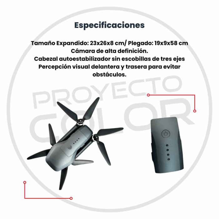 ToySky Drone CSJ 193E Pro 4K GPS 2500m Vertical - Imagen 7