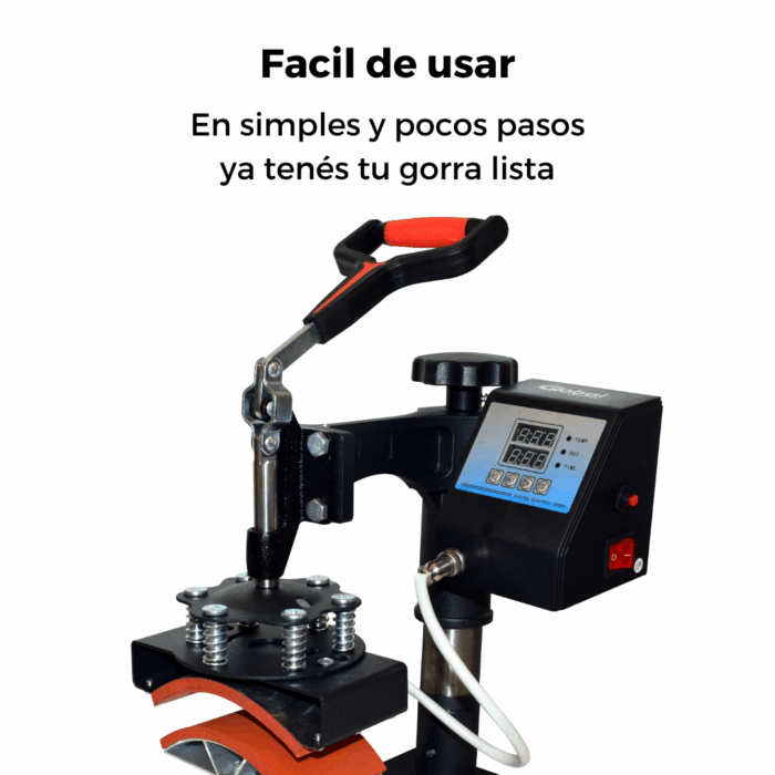 Plancha Global para Sublimación de Gorras 220º 350W - Imagen 4