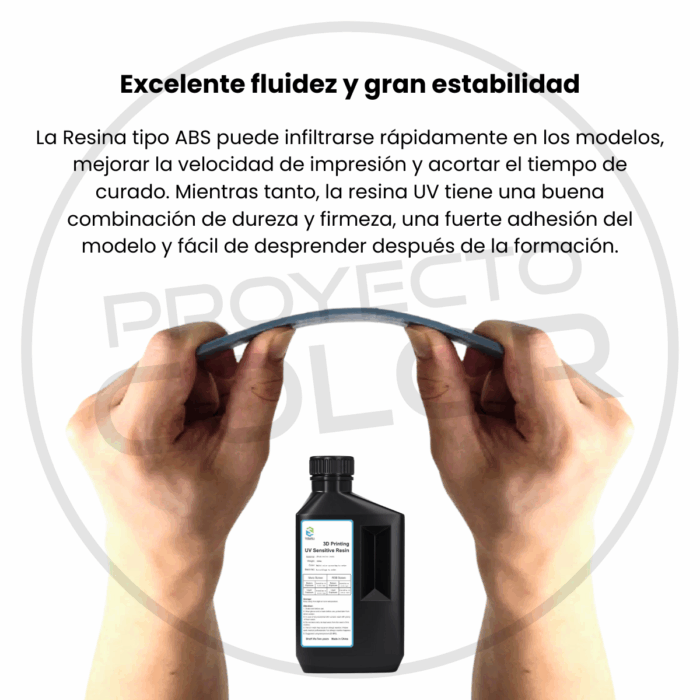 Resina UV Tipo ABS YOUSU 1kg - Imagen 13