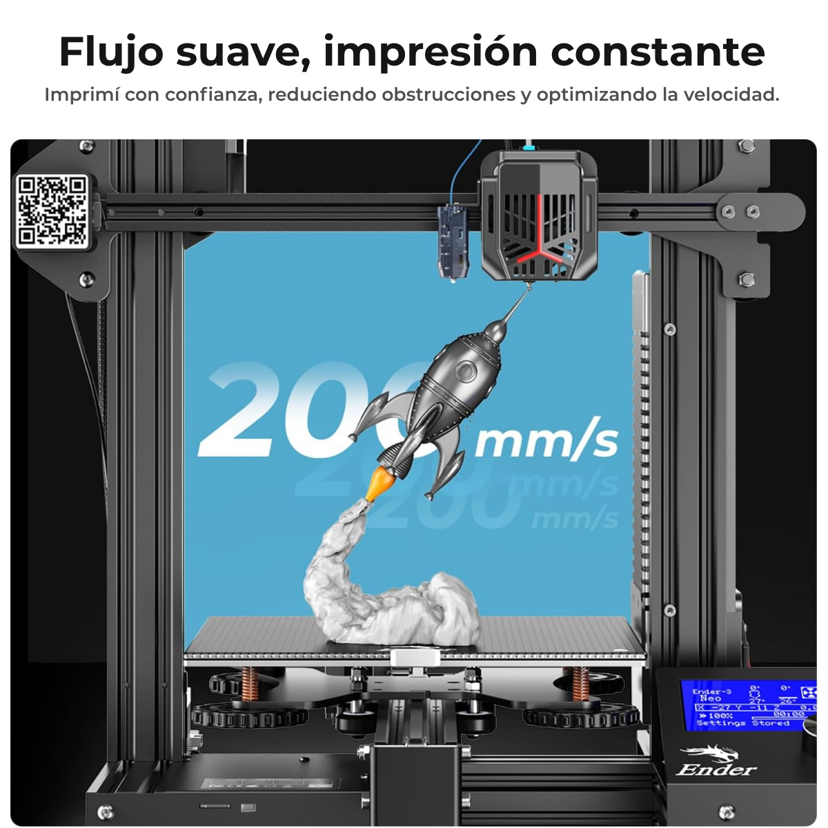 Filamento PLA Fluo GST3D x 1 KG (Sin Caja) - Imagen 2