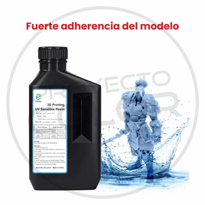 Resina UV Lavable YOUSU 1kg - Imagen 4
