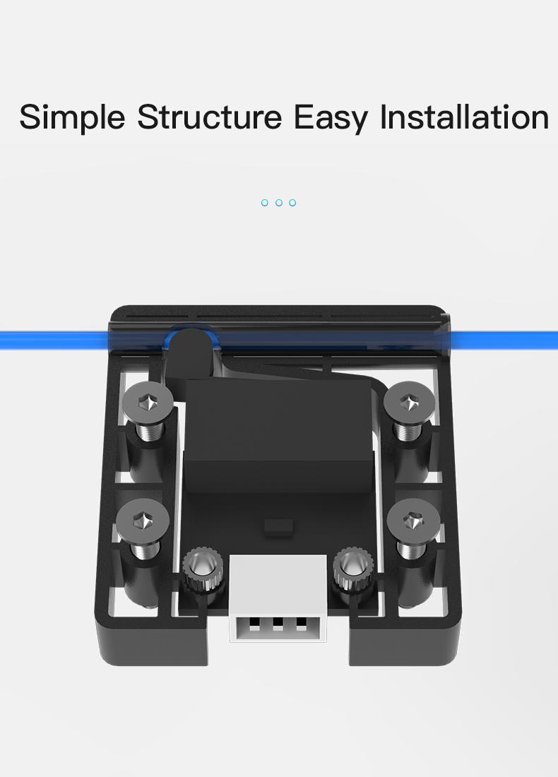 Sensor de Filamento con Cable Mallado y Soporte (Ender-3 Series) - Imagen 2