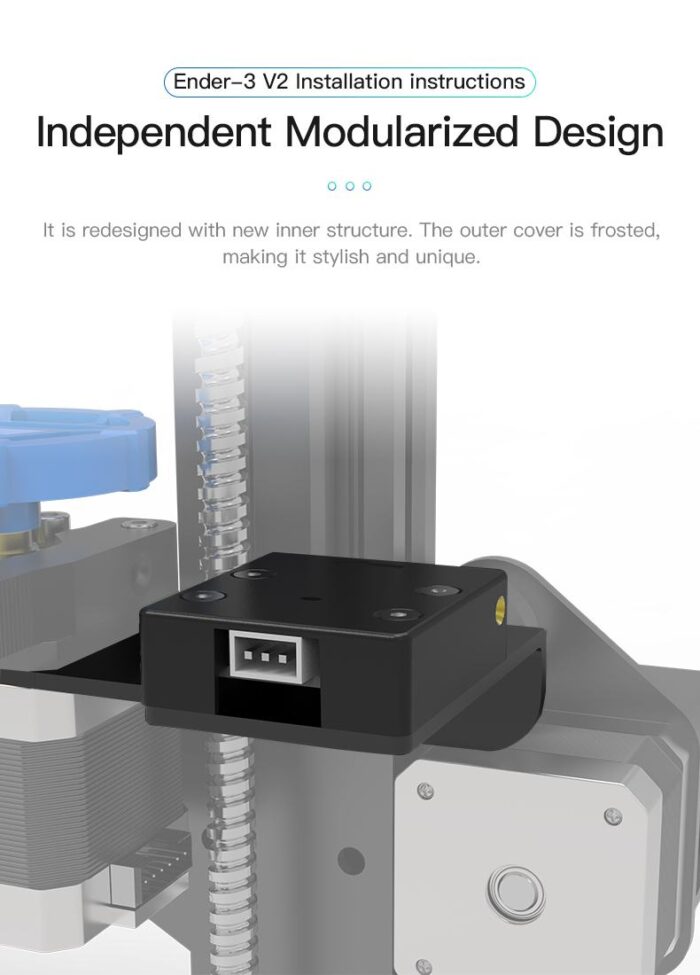Sensor de Filamento con Cable Mallado y Soporte (Ender-3 Series) - Imagen 3