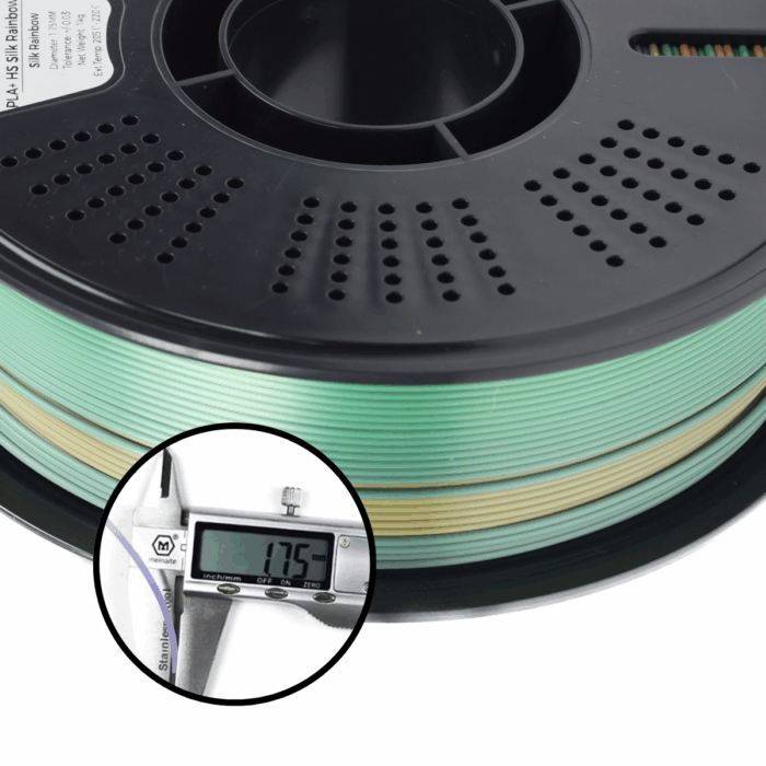 Filamento PLA+ High Speed Silk Rainbow x1kg Fremover - Imagen 5