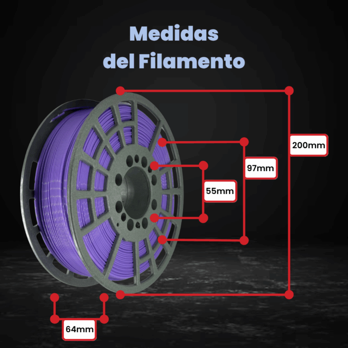 GST3D Filamento PLA+ x1 KG Sin Caja - Imagen 6
