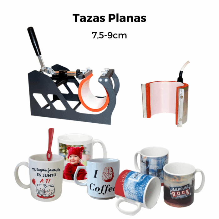 Plancha Global para Sublimación 30X38 - Kit 4 EN 1 - 250º 1400W PRO - Imagen 7