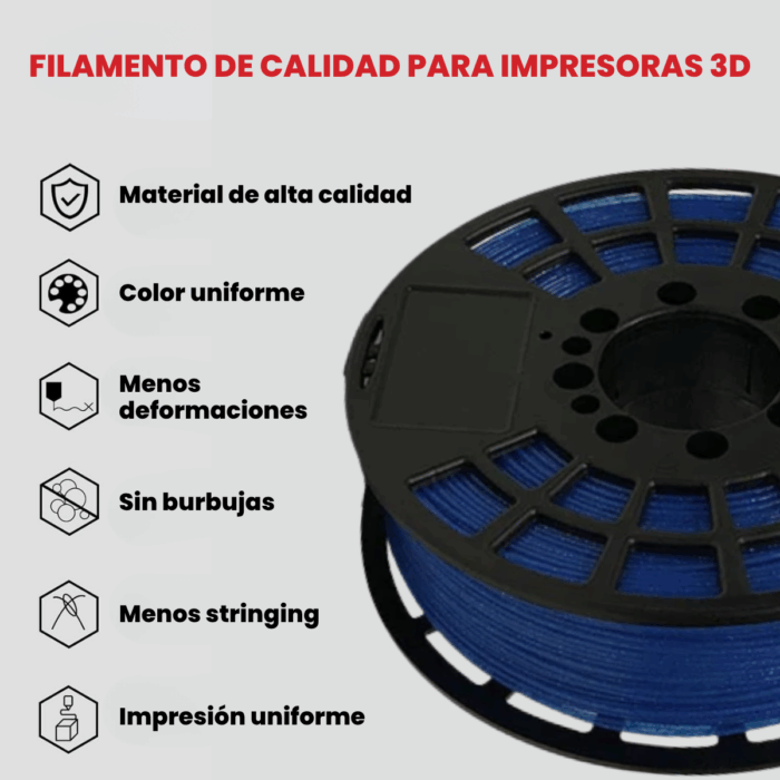 GST3D Filamento Glitter PLA+ Rollo x1 KG (Sin Caja) - Imagen 7