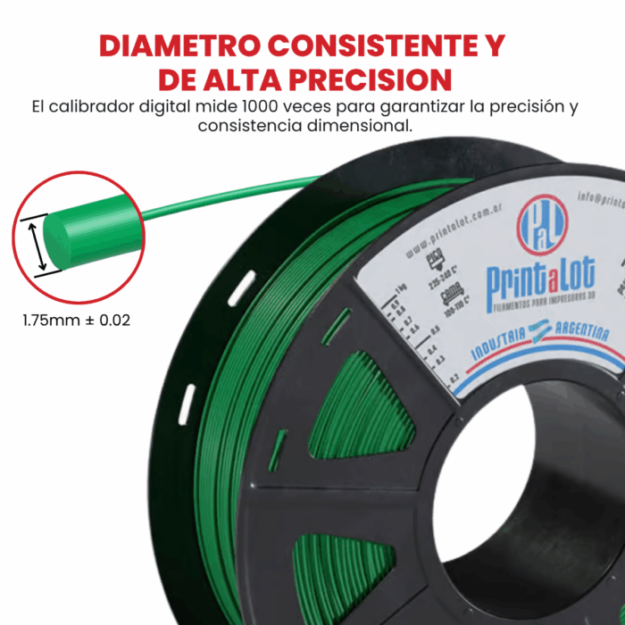 Printalot Filamento 3D ABS 1.75mm - Rollo x1 KG - Imagen 6