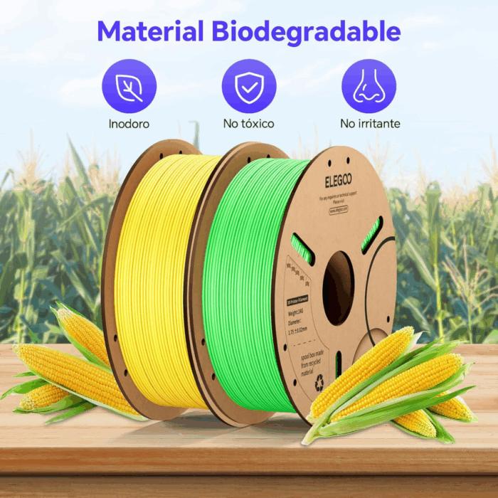 Filamento Elegoo RAPIDO PLA+ 1.75mm 1KG 600 mm/s - Imagen 6