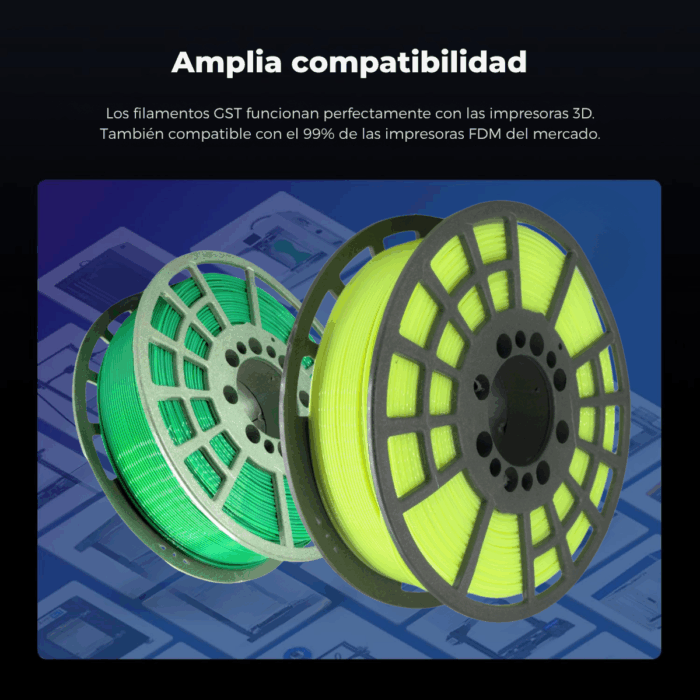 Filamento PLA Fluo GST3D x 1 KG (Sin Caja) - Imagen 4
