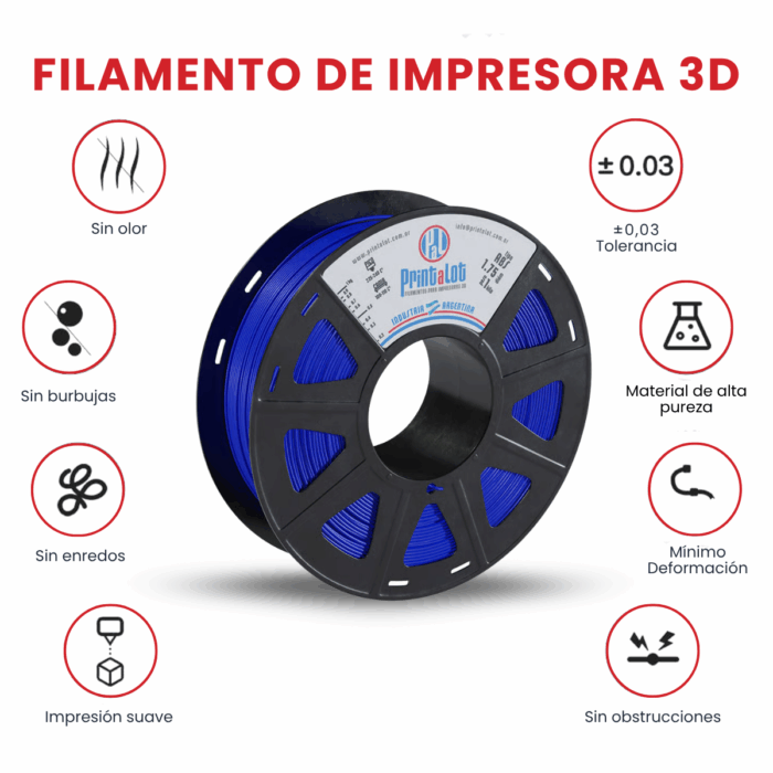 Printalot Filamento 3D ABS 1.75mm - Rollo x1 KG - Imagen 7