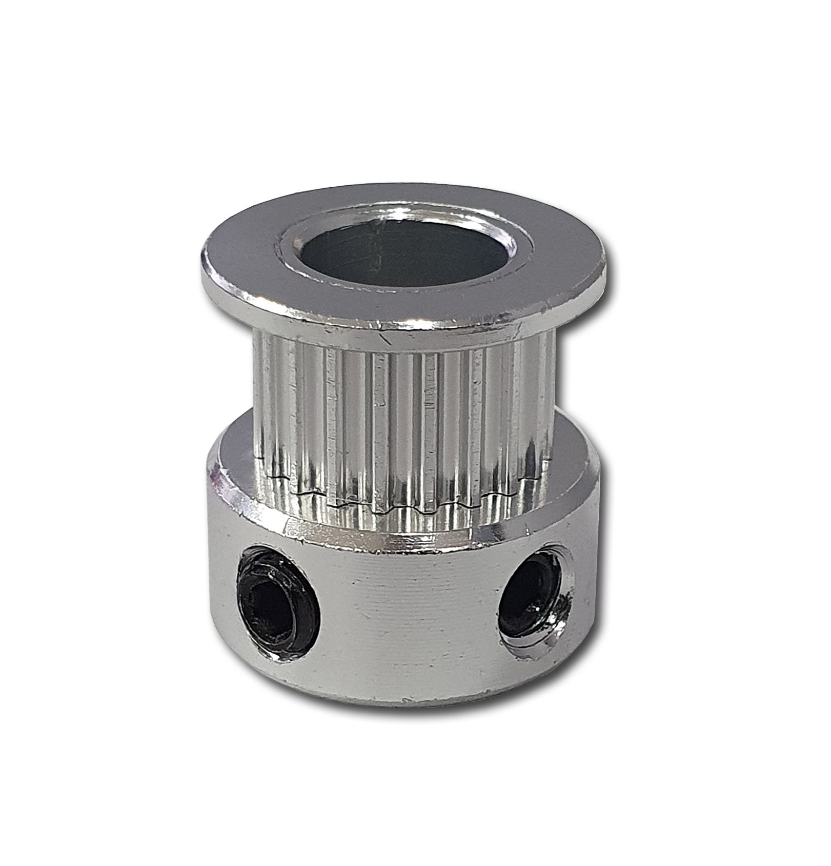 Polea Dentada Aluminio GT2-20 Eje:8mm / Eje Polea:12mm / Ext:16mm / Largo:16mm / Synchronous Wheel (CR-6 SE)
