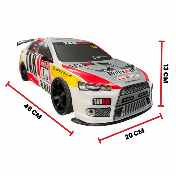 Auto Deportivo a Control Remoto escala 1:10 ToySky CSJ52680 - Imagen 6