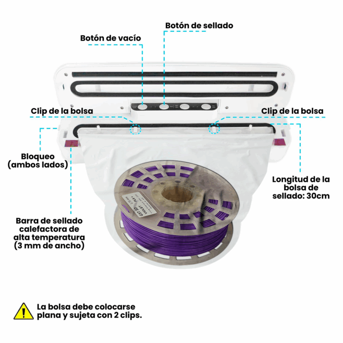 Selladora al Vacío Filamentos 3D - Imagen 7
