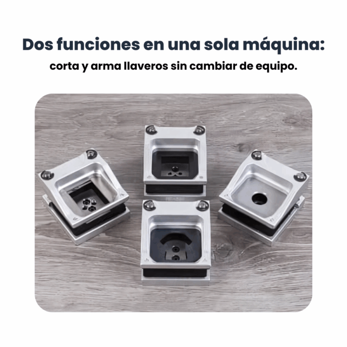 Kit Máquina C50 Para Hacer Llaveros Metálicos Gota - Imagen 10