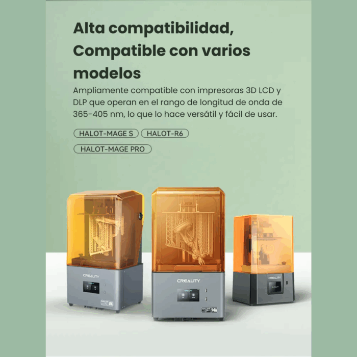 Resina Creality Vegetal 1Kg - Imagen 8