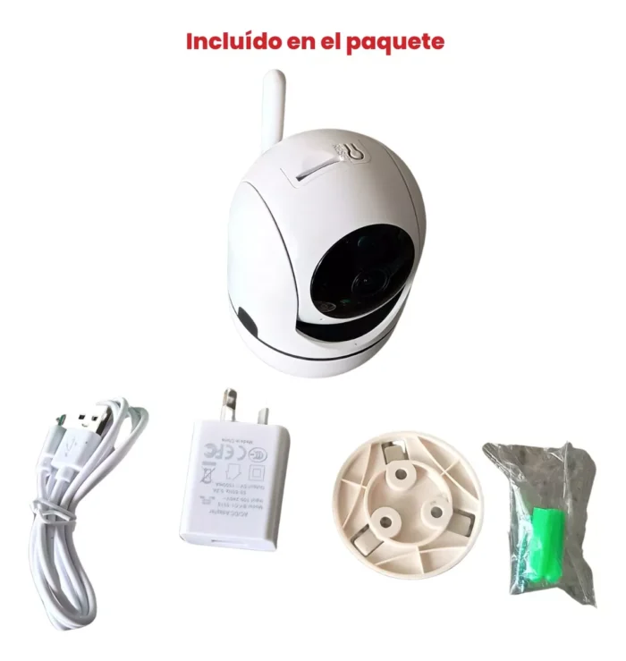Cámara WiFi 360° con Audio en Vivo y Detección Inteligente - Imagen 10