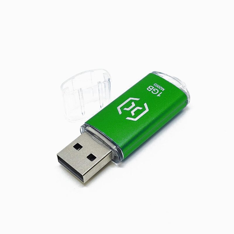 Unidad Flash Pendrive USB 1GB (Verde) (Genius)
