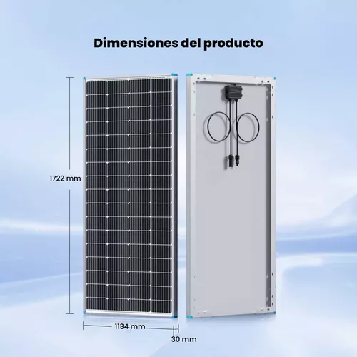 Kit Solar Hogar Panel Mono X6 + Inversor 5500w + 4 Baterías - Imagen 2