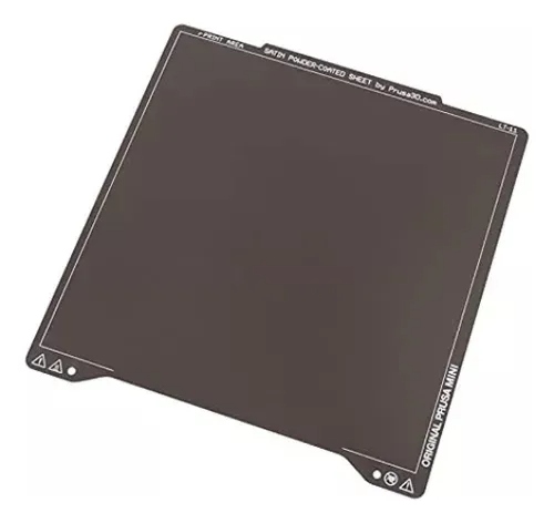 Cama de acero con recubrimiento de polvo satinado (Prusa MK3S+)