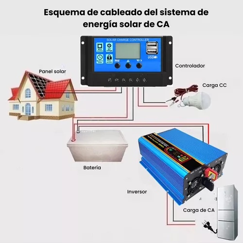 Regulador Controlador De Carga Pwm Panel Solar 12v/24v 30a - Imagen 10