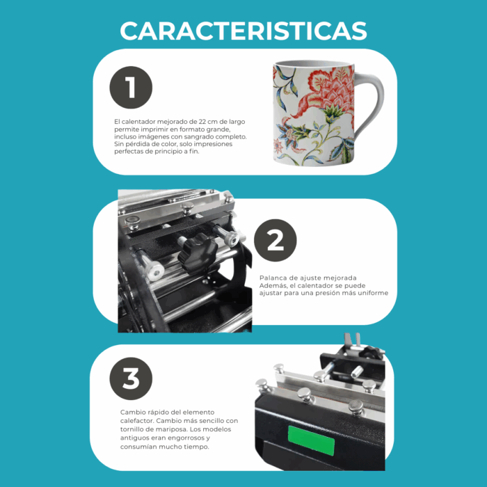 Estampadora Sublimadora para Tazas y Botellas - Imagen 6