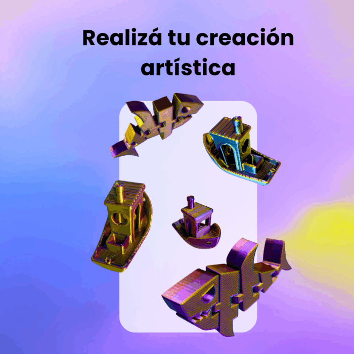 Filamento PLA SILK Tricolor GST3D x 1 KG (Sin Caja) - Imagen 7