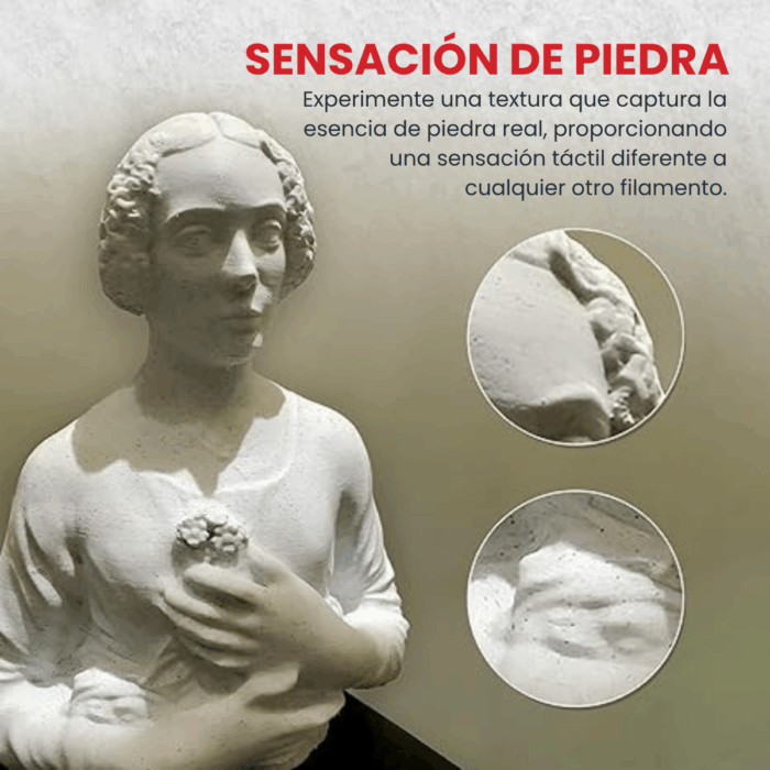 Printalot Filamento 3D PLA Art! Stone 1.75mm - Rollo x 1 KG - Imagen 10