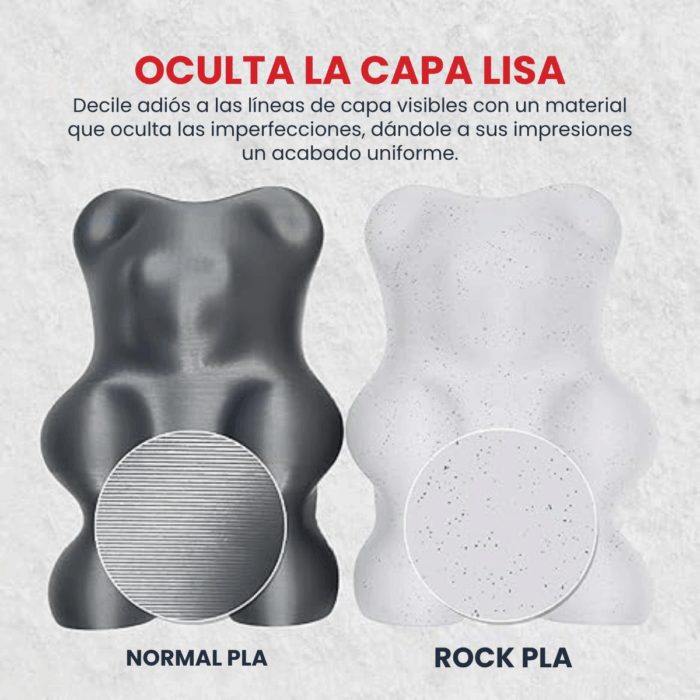 Printalot Filamento 3D PLA Art! Stone 1.75mm - Rollo x 1 KG - Imagen 5