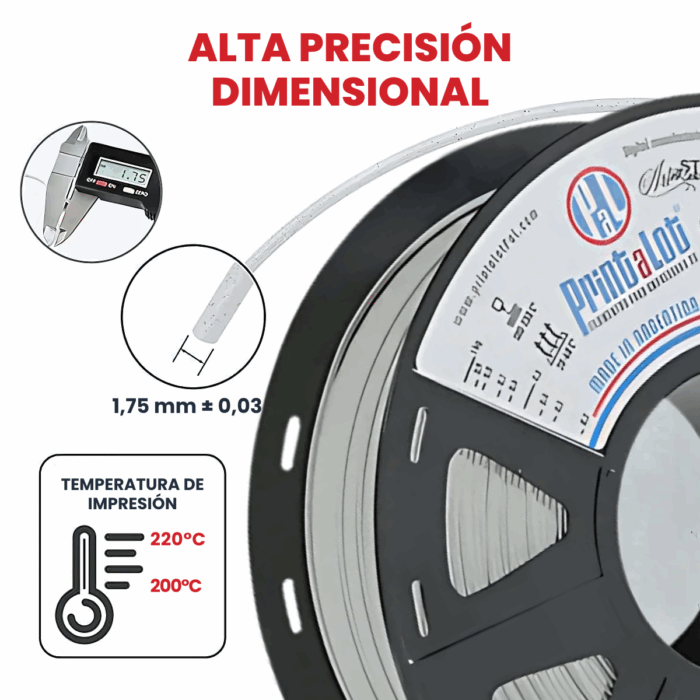 Printalot Filamento 3D PLA Art! Stone 1.75mm - Rollo x 1 KG - Imagen 8