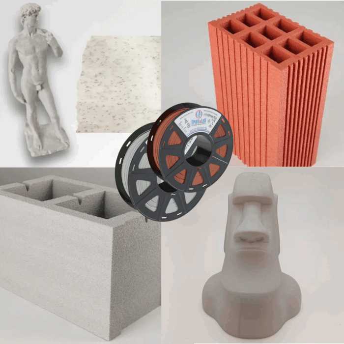 Printalot Filamento 3D PLA Art! Stone 1.75mm - Rollo x 1 KG - Imagen 9