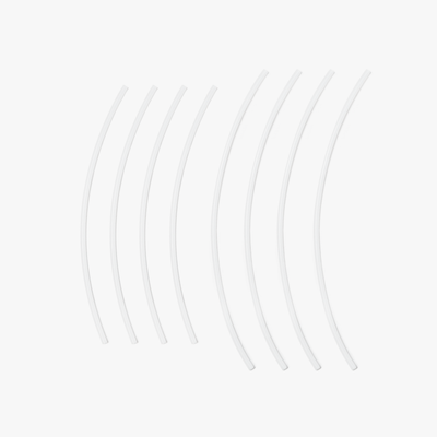 Bambu Tubo de Teflón PTFE (8uds) para Interior de AMS