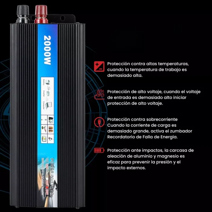 Inversor 220V 2000W - Imagen 6