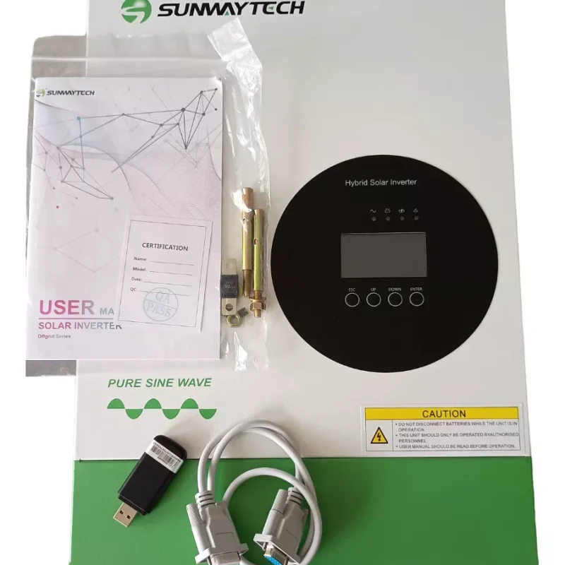 Inversor Con Regulador De Carga 5.5kw 48v  Onda Pura