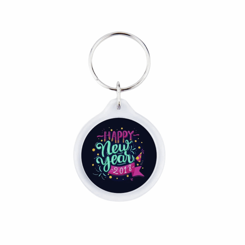 Kit llavero acrílico 33mm (x100)