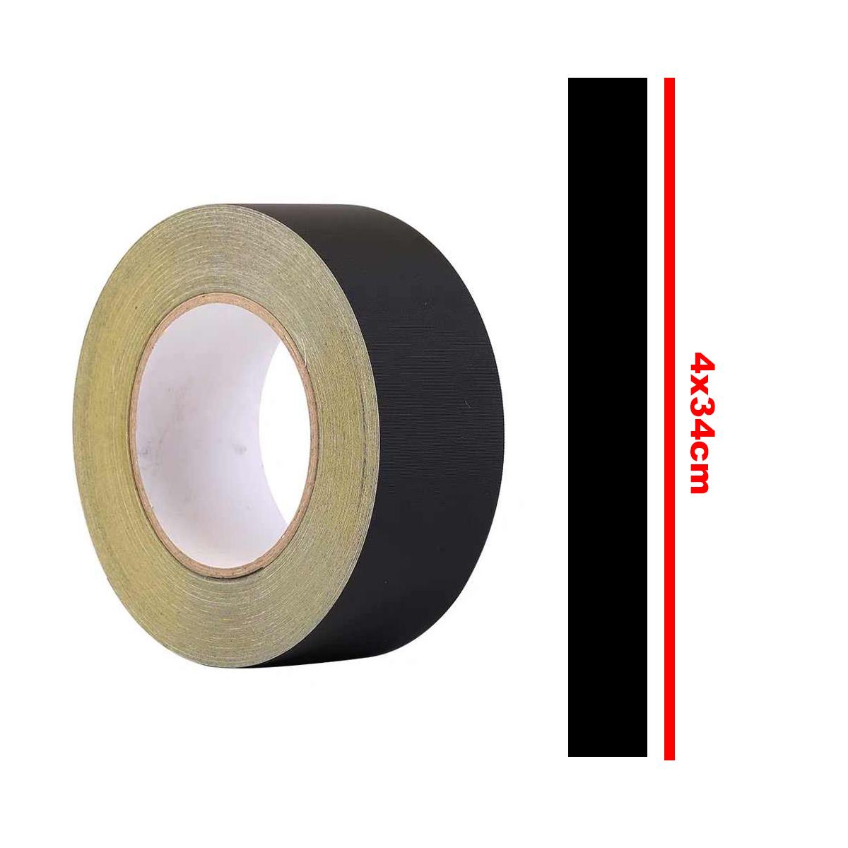 Cinta Adhesiva de Acetato - 1 Tira 4x34cm (negro)