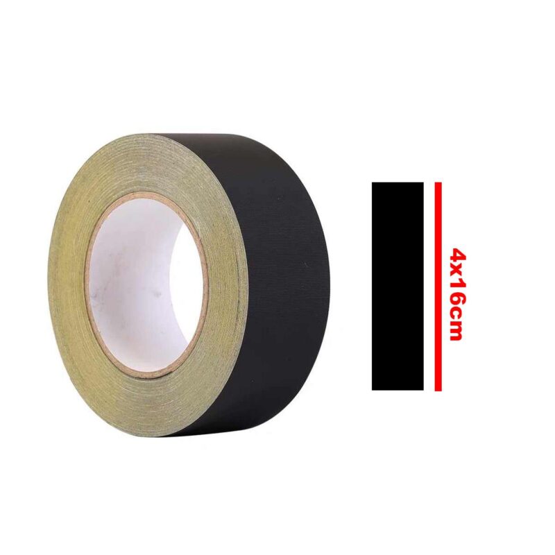 Cinta Adhesiva de Acetato - 1 Tira 4x16cm (negro)