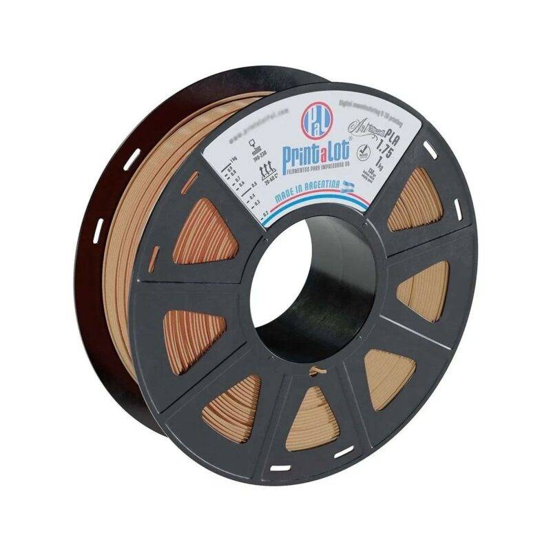 Printalot Filamento 3D PLA Art! Wood 1.75mm - Rollo x 1 kg