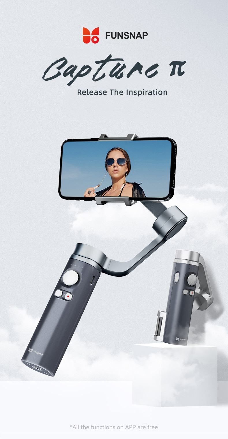 Gimbal Estabilizador Xiaomi Funsnap Capture π 3 Axis - Imagen 2