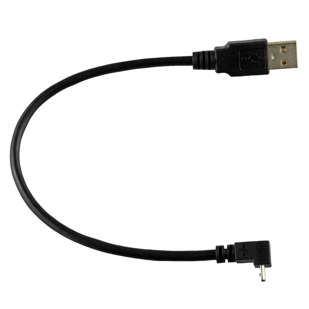 Cable MICRO USB Conector Codo Angulo 25cm