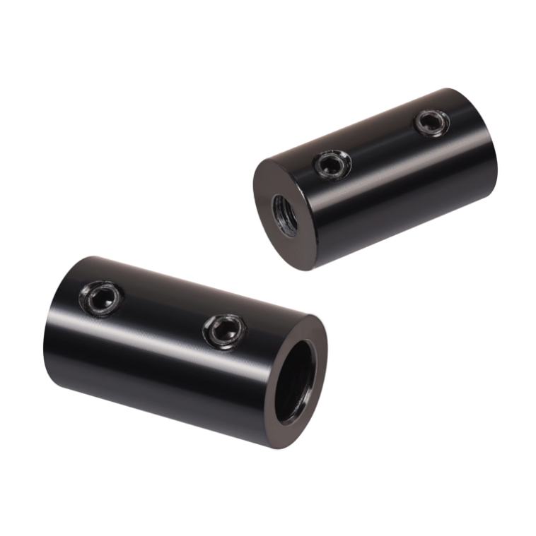 Acople Sólido Aluminio Largo 25mm,  Ext 14, Int 5 * 8