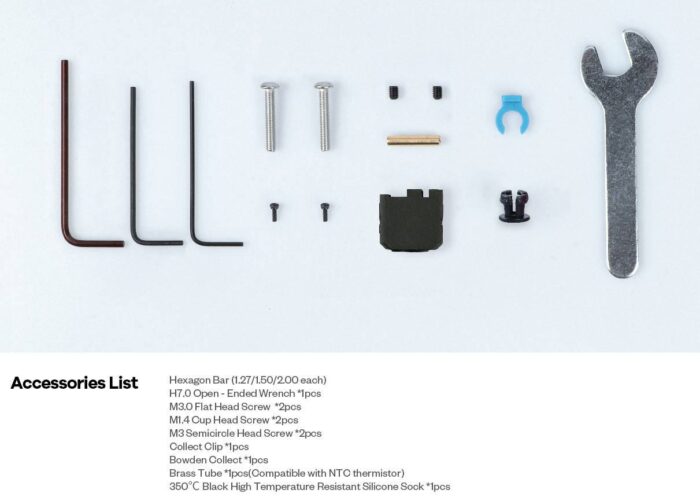 PHAETUS Dragonfly Hotend Blue HIC HF (High Flow Version) - Imagen 6