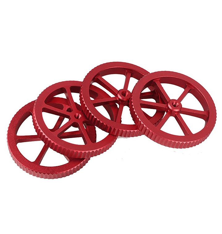 Tuerca Perilla de Calibración Rueda Niveladora Red Metal Kit X4 (Upgrade)