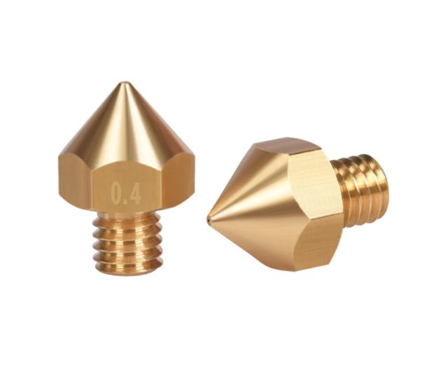 Nozzle UM2 M6 Pico Bronce -Todas las Medidas- (Biqu B1)