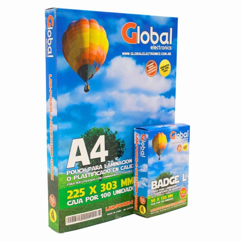 Pouch Plastificado 225x362mm (OFICIO) - x100U / 150Mic