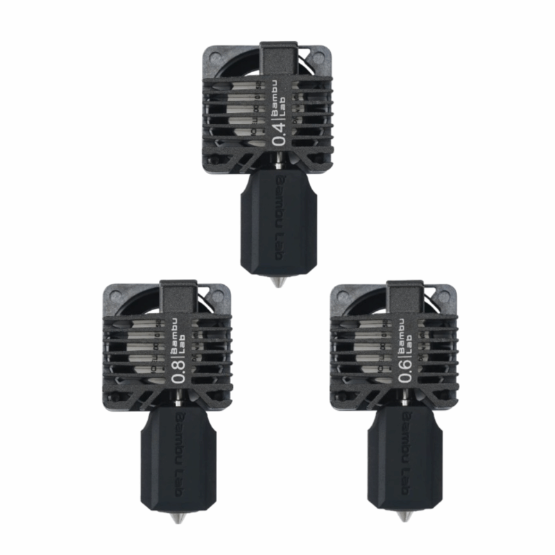 Kit Completo Hotend Nozzle Acero Endurecido - P1 SERIES Bambu Lab