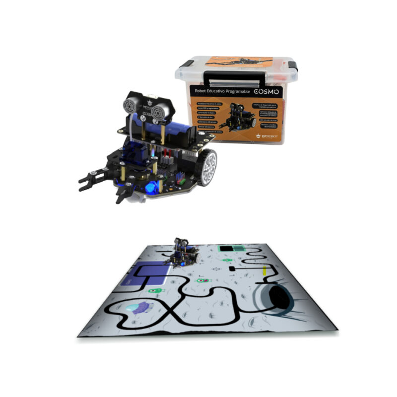 Combo Robot Educativo COSMO + Alfombra Temática Luna