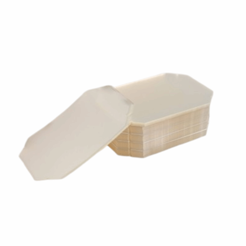 Muesca "V" - Polyester 78X53mm Chapa Rectangular X 500