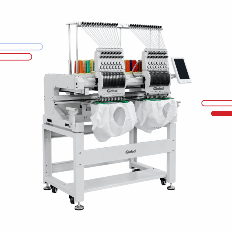 Máquina de bordar con cabezales múltiples 15 hilos SS-1502H
