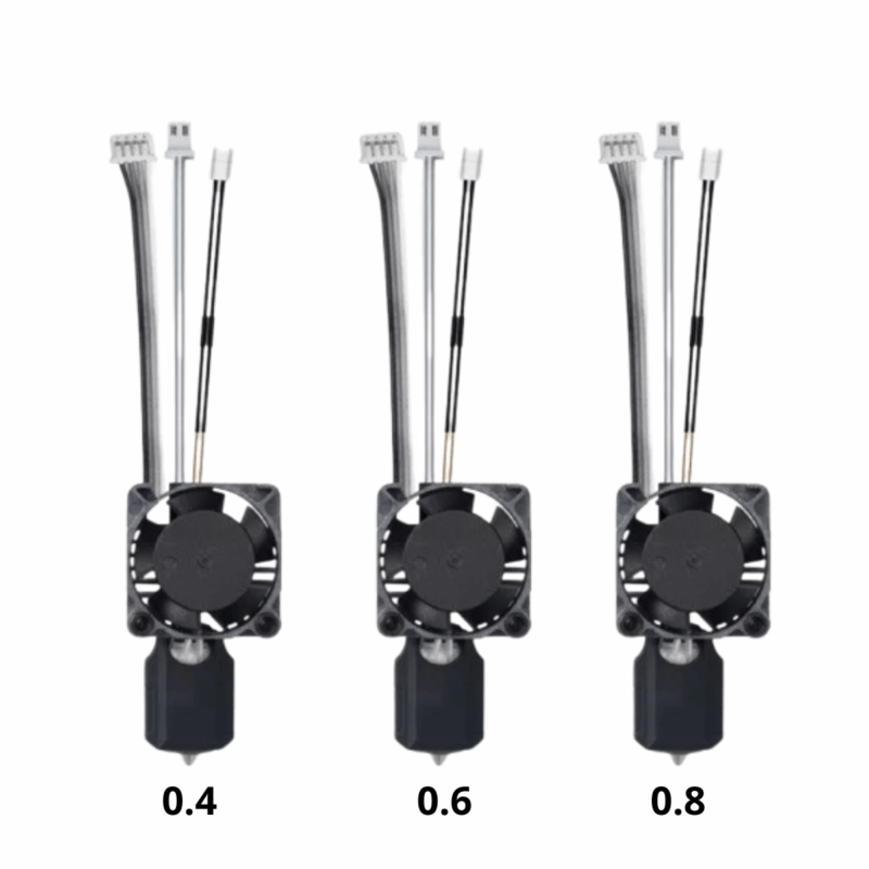 Kit Completo Hotend Nozzle Acero Endurecido - X1 SERIES Bambu Lab